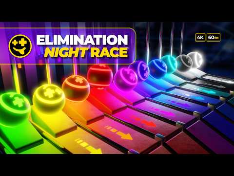 Night Elimination Race!!!  | #marbles #marblerun #marblerace #asmr #sensory