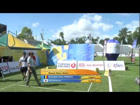 Alexandru Popescu v Lee Seungyun – recurve cadet men bronze | World Archery Youth Championships 2011
