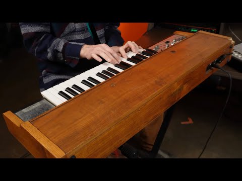 Farfisa Syntorchestra 37-Key String Synthesizer (Rare Brown Wood Version) SERVICED + hard case image 15