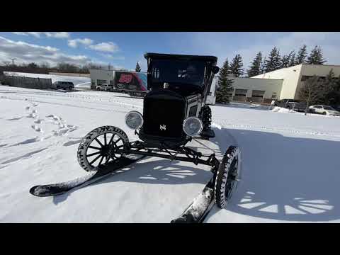 Video: 1926 Ford Model T Snowmobile