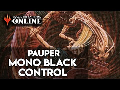 Playing A Classic | Core [Pure] PAUPER Mono Black Control - Magic the Gathering Online