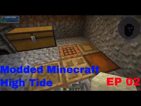 Modded Minecraft - High Tide ep 02 : Tinkers Tools!