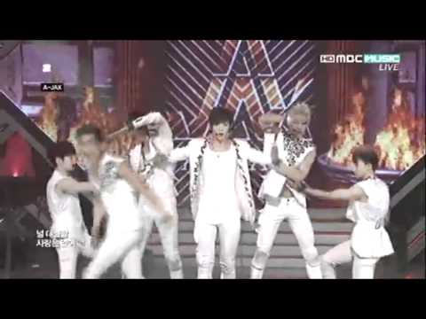 [Live] 120605 A-JAX  --  Never Let You Go & ONE 4 U @ MBC Show Champion !