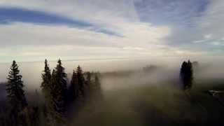 preview picture of video 'DJI Phantom GoPro - Nebel - Fog Hohenpeissenberg'