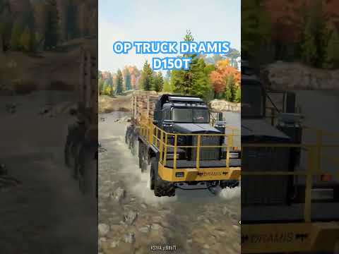 DRAMIS D150T #snowrunner #gameplay #viral #gaming #mud #trending #shorts #reels #trucksimulator #pc