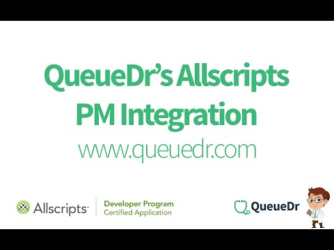 Queuedr Allscripts Practice Management Product