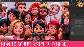 How to Sculpt a Stylized Head video thumbnail