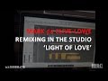 Mark de Clive-Lowe in the studio... remixing 'Light of Love'
