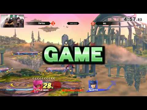 Koneistamo 16 - WiiU Singles - Winners Round 1 - M1(Marth,) vs ZartZu(Little Mac)