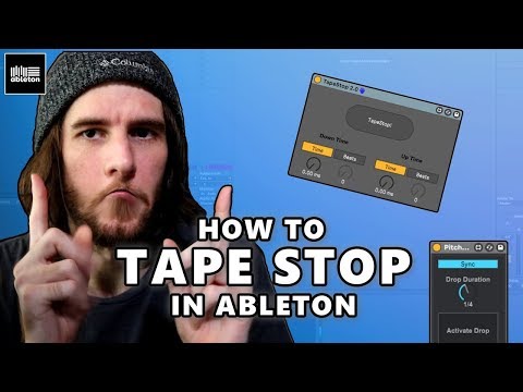 How to TAPE STOP/PITCH DROP in ABLETON | Max for live tutorial