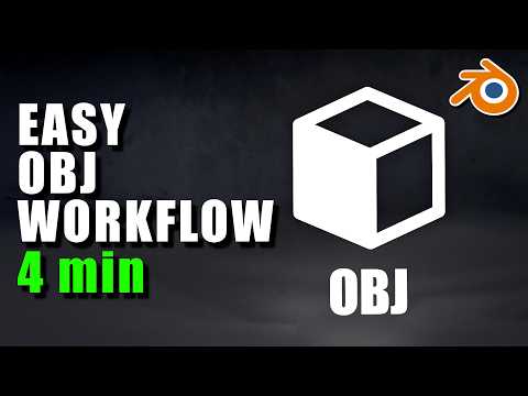 Importing and Working with OBJ Files in Blender #Blender #archviz #architecture