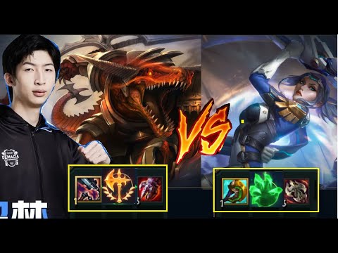 Rank 1 Challenger CN Xiao Chao Meng Plays Renekton Vs Fiora Top 13.14