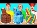 Me Vs Grandma Cake Decorating Challenge Epic Food Battle By BaRaDa Challenge