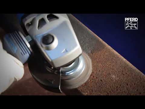 Brosse boisseau 18 torsades acier Combitwist - pour meuleuse d'angle PFERD