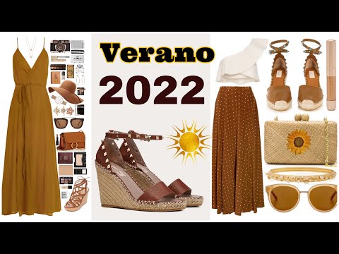 MODA MUJER VERANO 2022 TENDENCIAS SUMMER 2022 / OUTFITS COLORES Y ESTILOS VERANO 2022