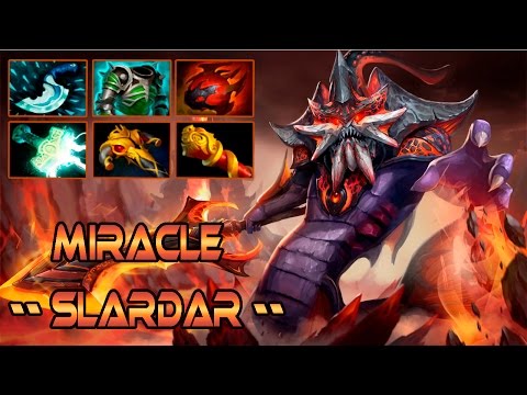 Miracle Slardar -- super carry -- 38 Kills -- epic Game -- Dota2 7 01