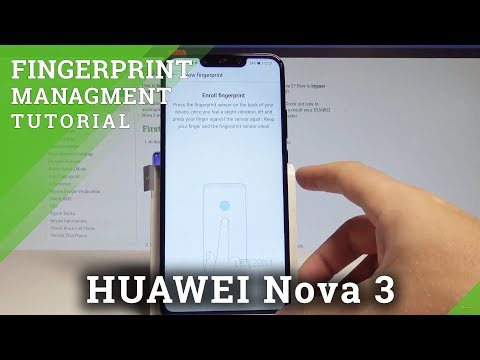 How to Add Fingerprint on HUAWEI Nova 3 - Set Up Fingerprint / Screen Lock |HardReset.Info