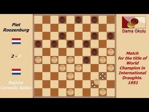 9. Reinier Cornelis Keller - Piet Roozenburg. WK-match 1951.