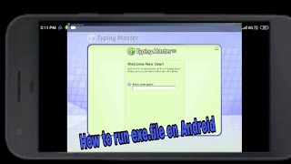 How to run exe.file  on Android