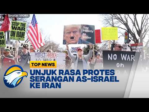 Protes Besar di Amerika!!! Aktivis Menentang Serangan AS dan Israel ke Iran! - [Top News]
