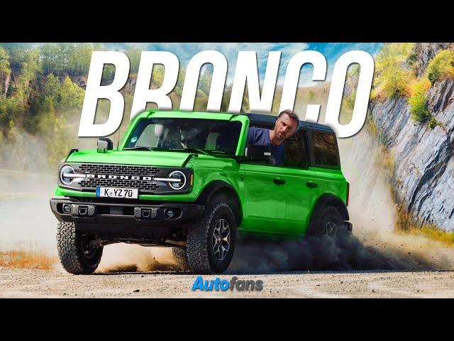 Los door een steengroeve! // Ford Bronco Review (2023)