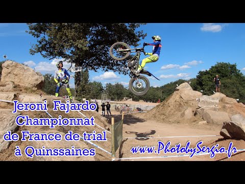 Jeroni Fajardo - Championnat de France de trial à Quinssaines