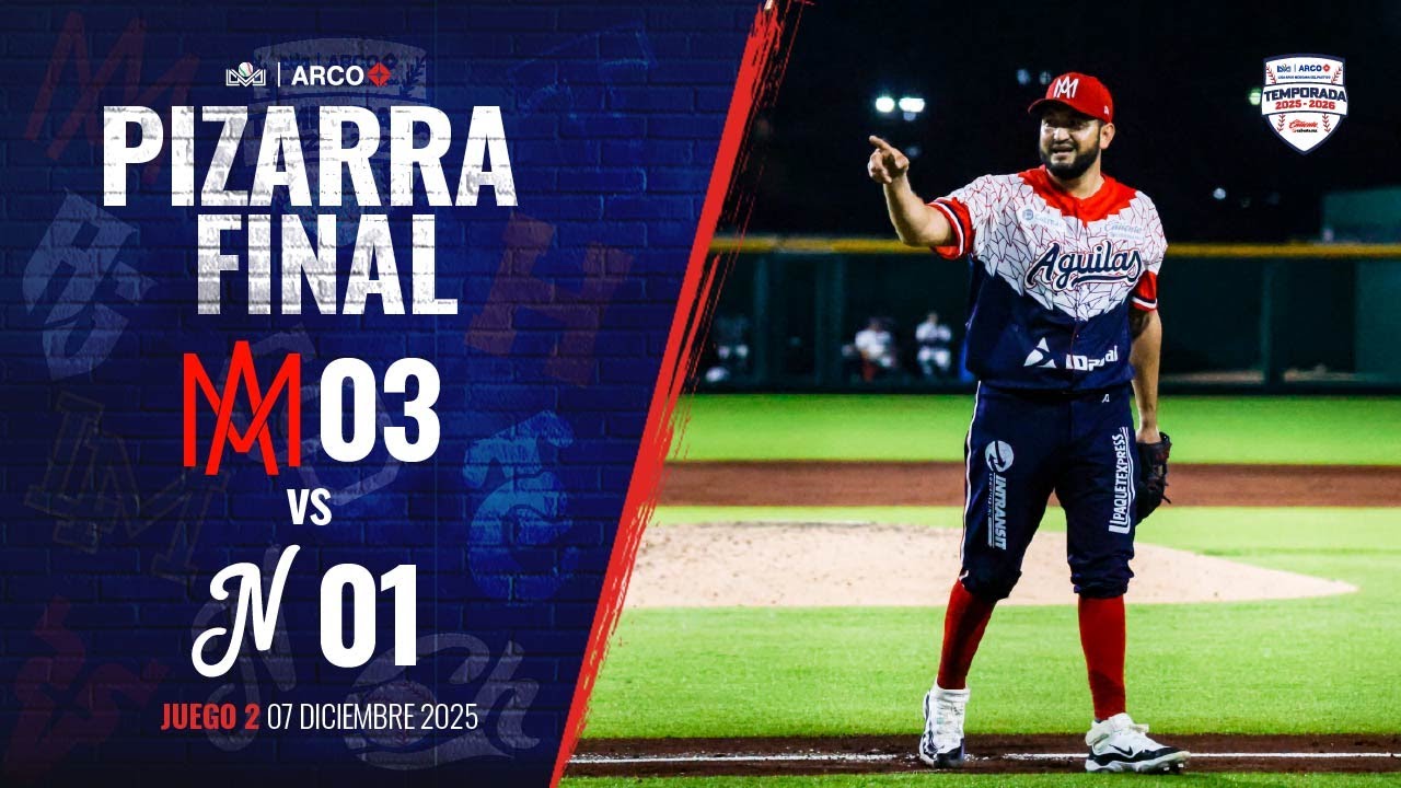 RESUMEN: Águilas de Mexicali vs Jaguares de Nayarit | 7 de diciembre de 2025 | Juego 2