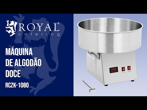 vídeo - Máquina de algodão doce - 52 cm - 1200 W
