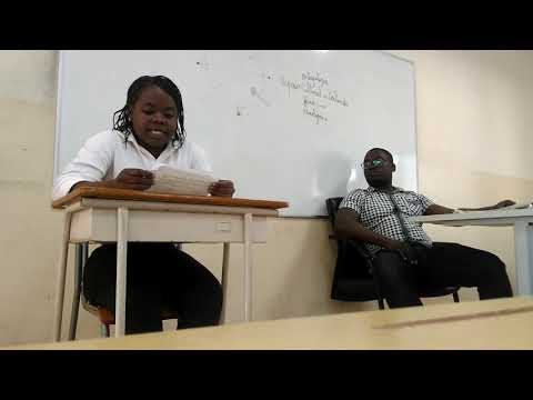 Edmira tentando interpretar David Mestre