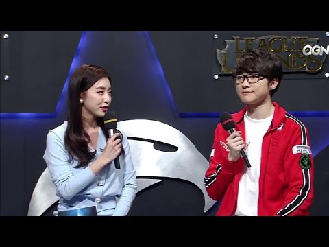 2016 LCK Spring W11 - Longzhu Gaming vs. SKTelecom T1 MVP Interview