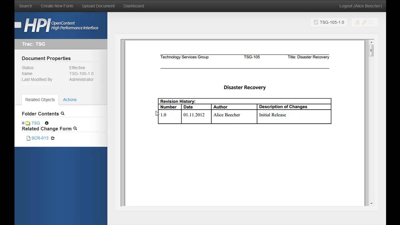 TSG Compliance Solution Overview