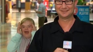 Girl with Down Syndrome Steals Spotlight From Live TV Reporter