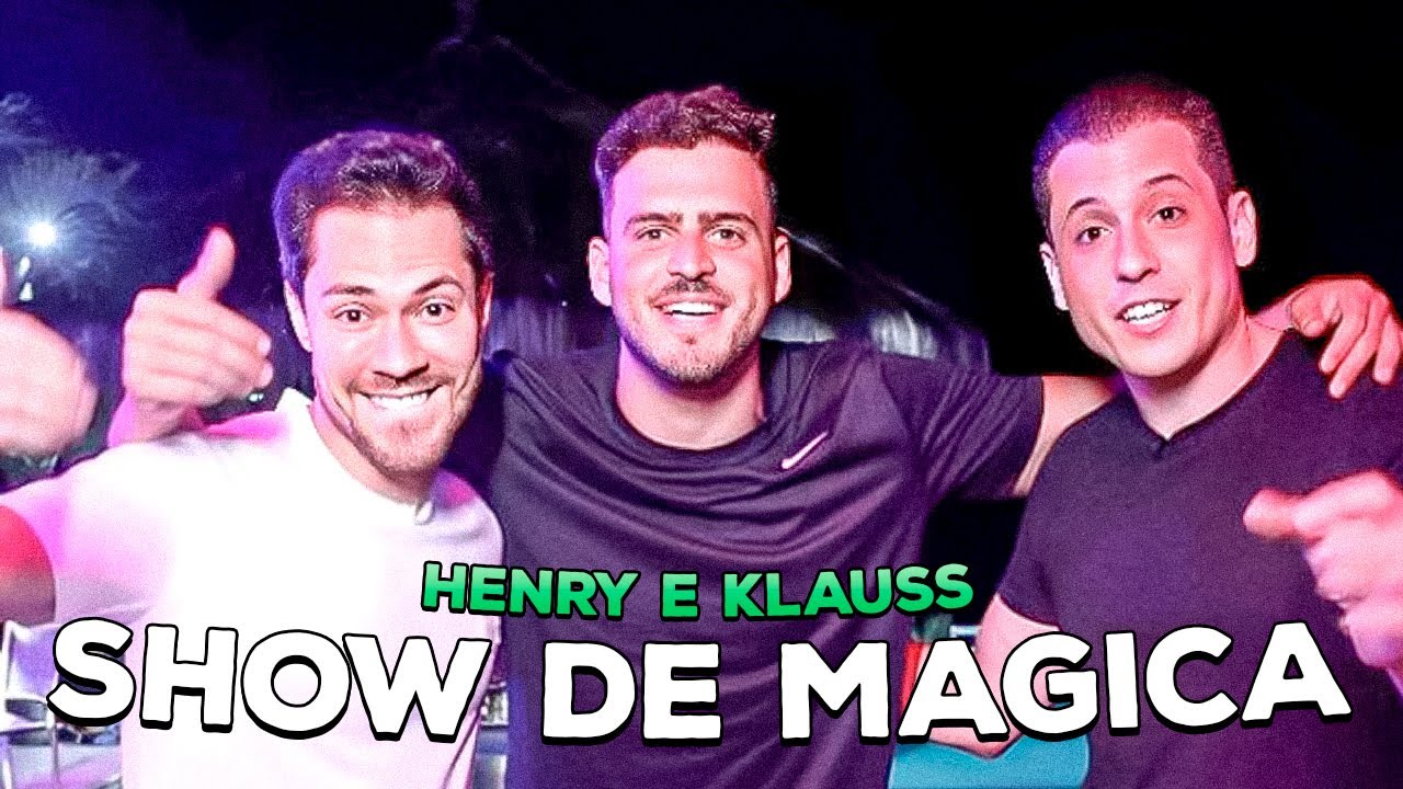SHOW DE MAGICA NA LIVE DO JON VLOGS COMPLETO COM HENRY E KLAUSS