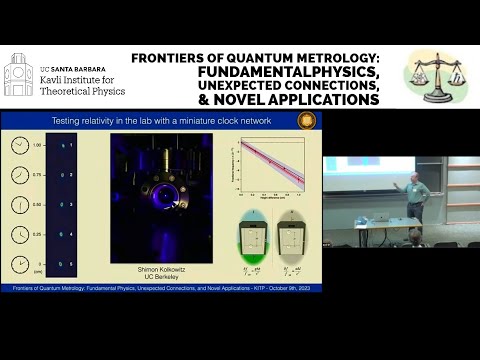 Testing relativity in the lab with a miniature clock network  ▸  Shimon Kolkowitz (UC Berkeley)