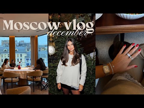 New Year's vlog | Secret Santa with bloggers | Moscow trip | Gift unwrapping