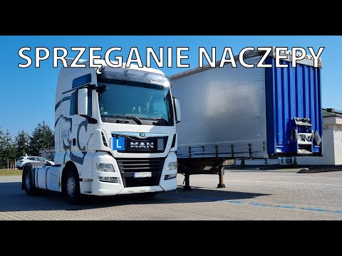 Jak podczepić naczepę do ciągnika siodłowego? | Instrukcja krok po kroku