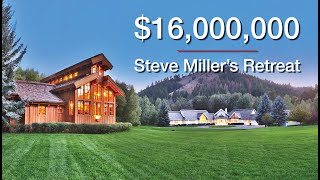 Steve Miller&#39;s Iconic $16,000,000 Retreat in Sun Valley - Wide River