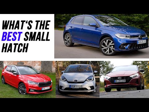 VW Polo vs Hyundai i20 vs Toyota Yaris vs Skoda Fabia vs Honda Jazz (Fit) small hatch car comparison
