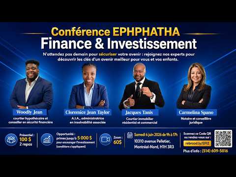 Conférence EphPhatha sur Finance et Investissement | Jeunnesse de MAEC, 6 Juin 2026