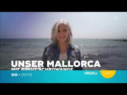 TV Programm heute Abend 20.15 - Do, 25.08.2022 - SAT.1 - UNSER MALLORCA - MIT BIRGIT SCHROWANGE