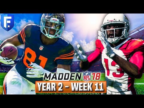 Madden 18 Bears Franchise Year 2 - Week 11 vs Cardinals | Ep.30