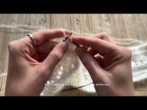 Jolie scarf - How to knit a ruffled edge / volangkant