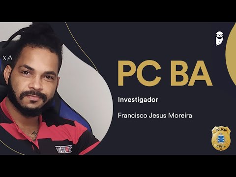 PC BA investigator: Check out the story of the approved Francisco Jesus Moreira!