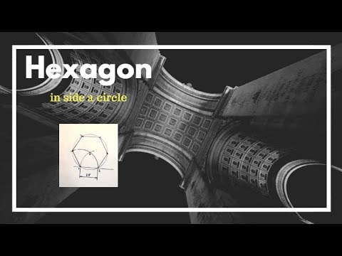 Hexagon inside a circle