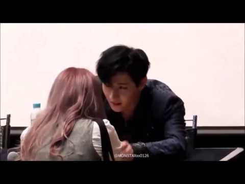 Monsta X I.M when a Fan cries infront of Him !!