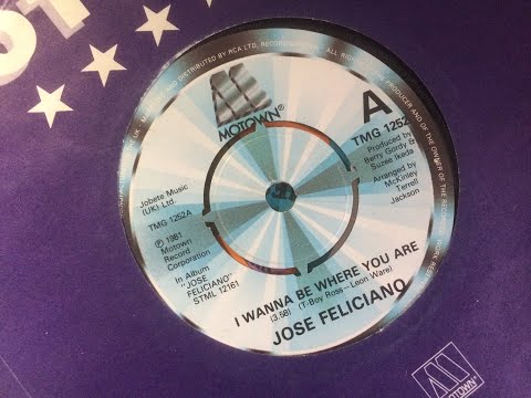 I Wanna Be Where You Are ~ Jose Feliciano
