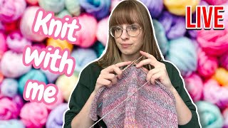Knitting the Brain Stew Pullover Part 2 LIVE 10/19/25