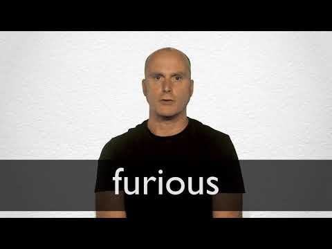 Part of a video titled How to pronounce FURIOUS in British English - YouTube