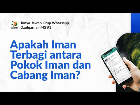 Apakah Iman Terbagi antara Pokok Iman dan Cabang Iman?