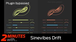 Video thumbnail for Sinevibes Drift modulation AU plugin in action! by Computer Music
